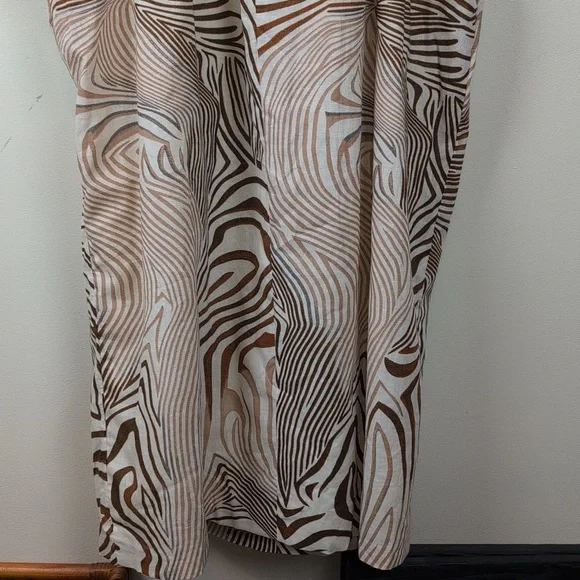 Elegant Reiss Rosie Animal Print Midi Dress NWT Size 14 Midi